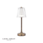 Laura Ashley Callaghan Rechargeable Table Lamp Antique Brass